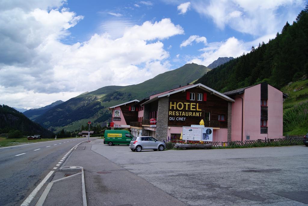Hotel Restaurant Du Cret Bourg-Saint-Pierre Exteriör bild